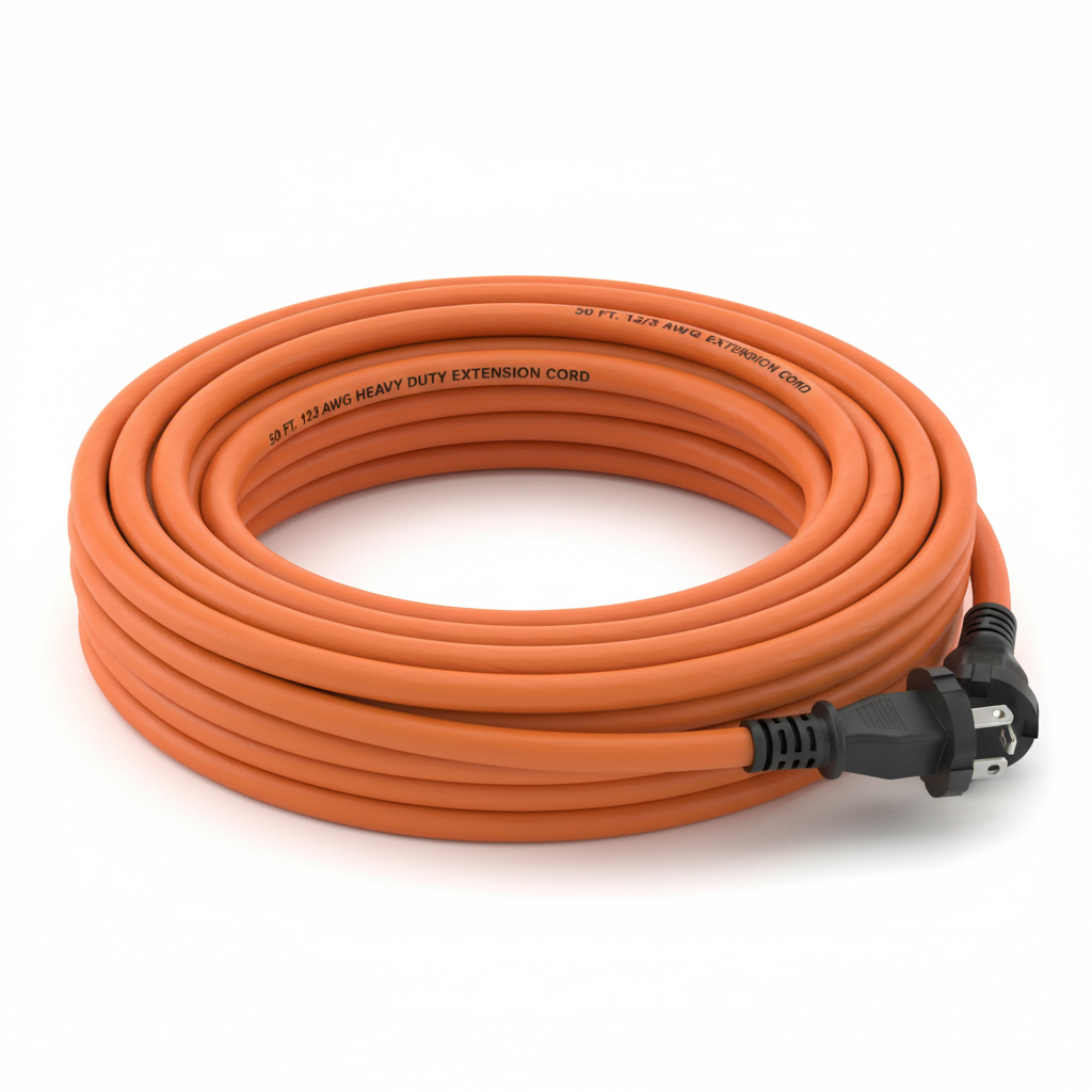 Heavy-Duty Extension Cord 50ft 12 Gauge