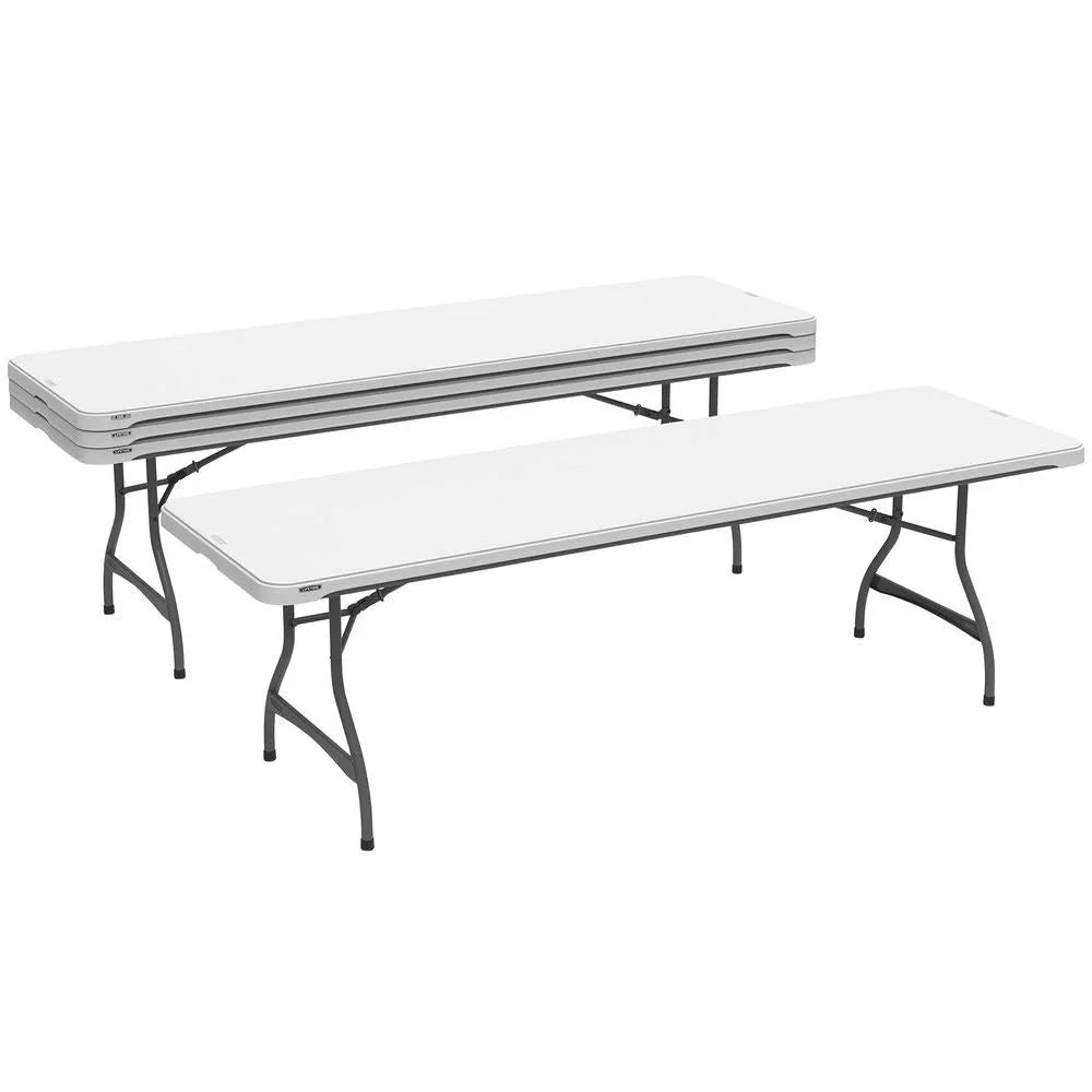 Lifetime 4-Pack Commercial Stacking 8 ft Folding Table