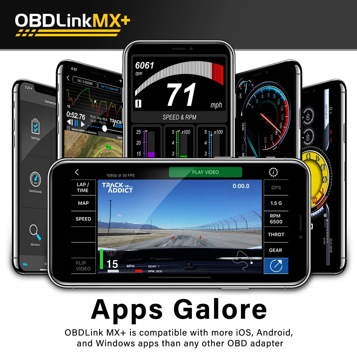 OBDLink Bluetooth Scanner for iPhone Android and Windows