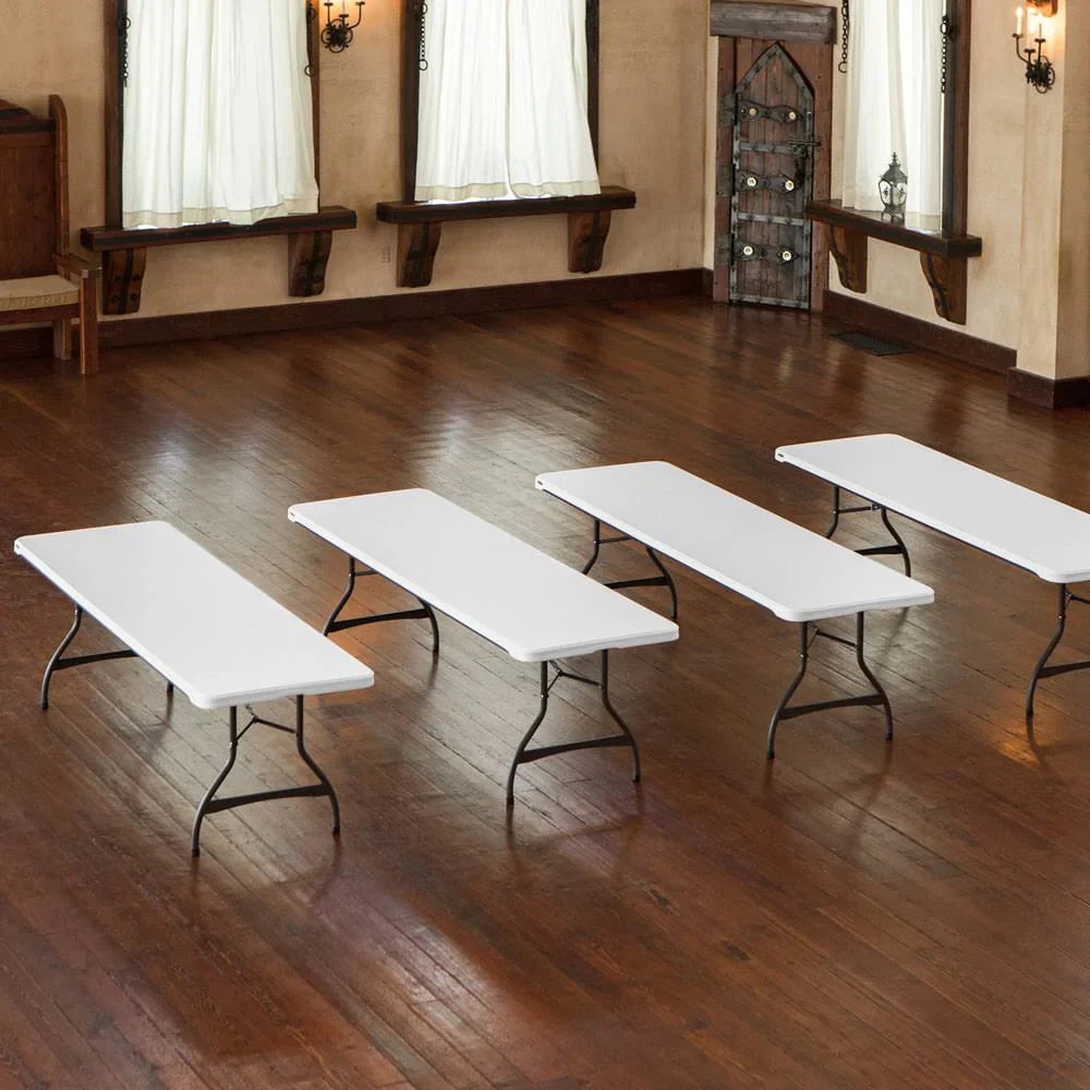 Lifetime 4-Pack Commercial Stacking 8 ft Folding Table