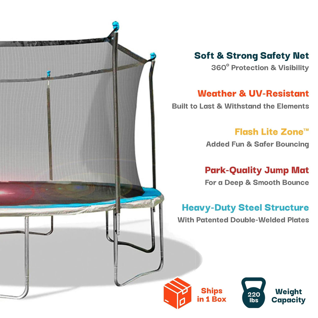 Bounce Pro 14ft Trampoline with Flash Lite Zone