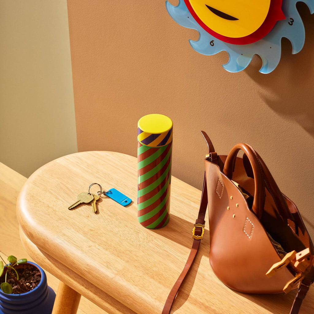 Dusen Dusen Pattern Thermal Bottle - Stripe
