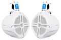 (2) 8 600 Watt Waterproof Overhead Soundbar/Roll Bar Speakers for Jeep Wrangler