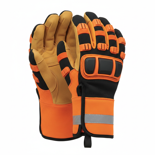 Heavy-Duty Leather Work Gloves